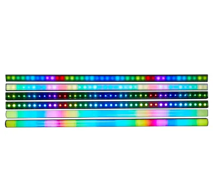 Comment la barre de pixels LED permet-elle une synchronisation visuelle transparente ?